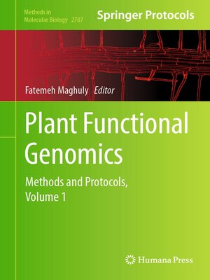 cover image of Plant Functional Genomics: Methods and Protocols, Volume 1